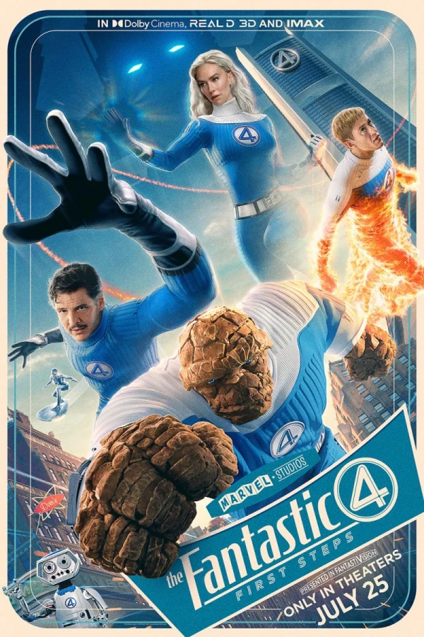 The Fantastic Four de Marvel Studios Poster