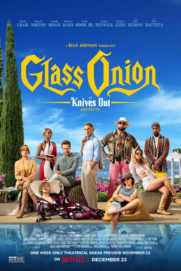 Puñales por la espalda. El misterio de Glass Onion Poster