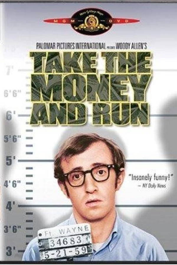 Toma el dinero y corre Poster