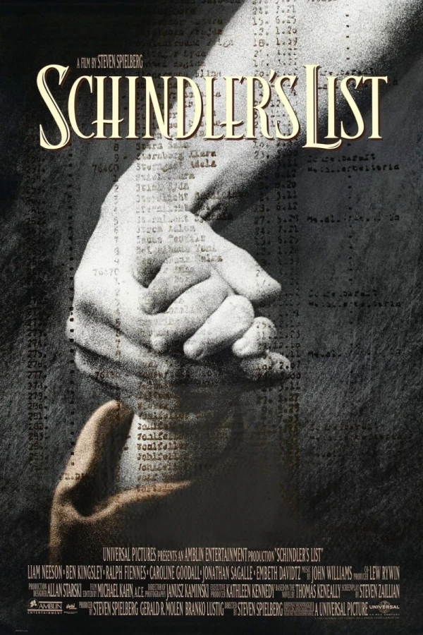 La lista de Schindler Poster